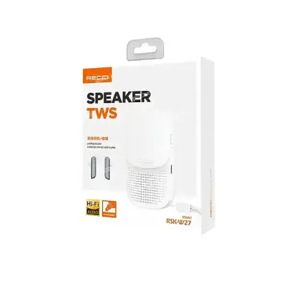 RECCI RSK-W27 3in1 TWS Wireless Speaker with Earbuds and...
